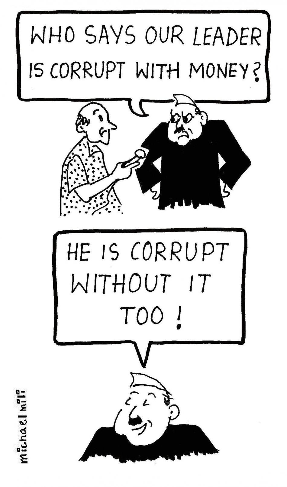 Untitled cartoon by Michael Mili