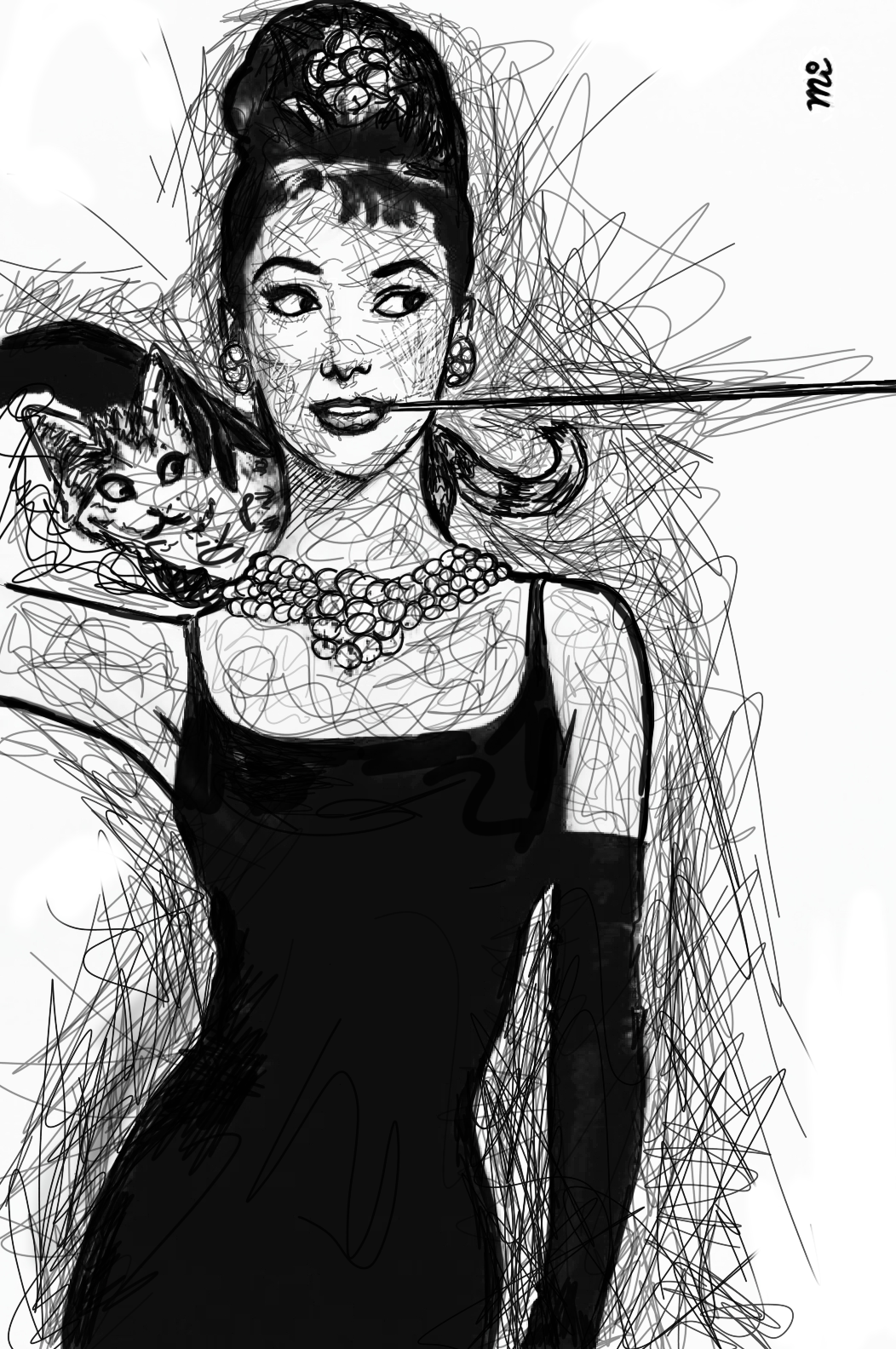 Untitled portrait by Michael Mili