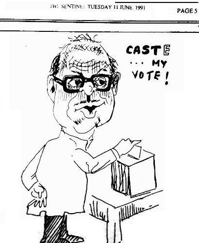 Untitled cartoon by Michael Mili