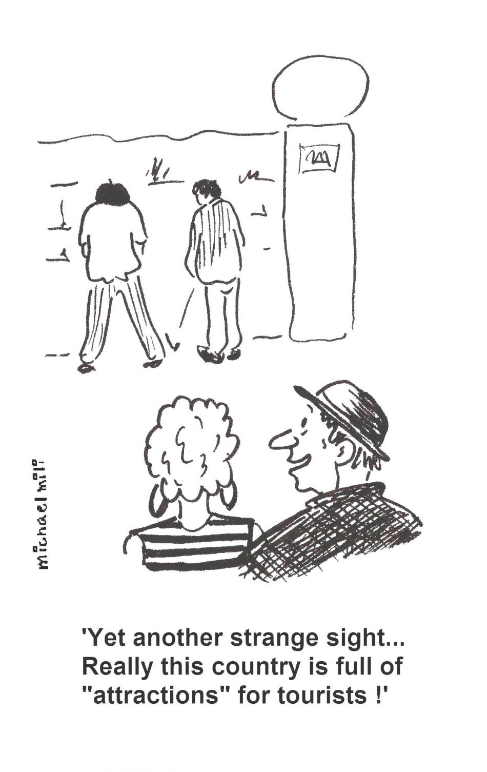 Untitled cartoon by Michael Mili